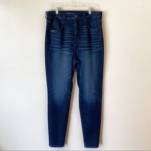 American Eagle Dream Jeans Curvy Super Hi-Rise Jegging sz 14